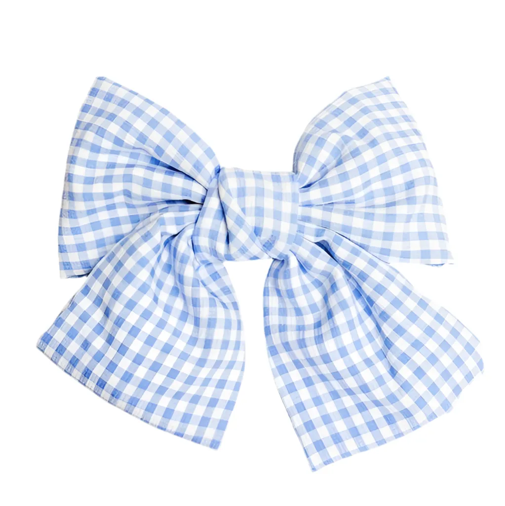 Gingham Bow Pretty Bow Hair Clip