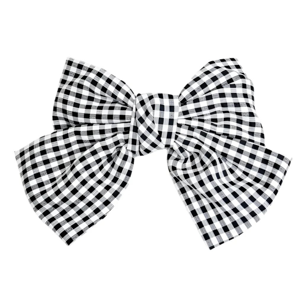 Gingham Bow Pretty Bow Hair Clip