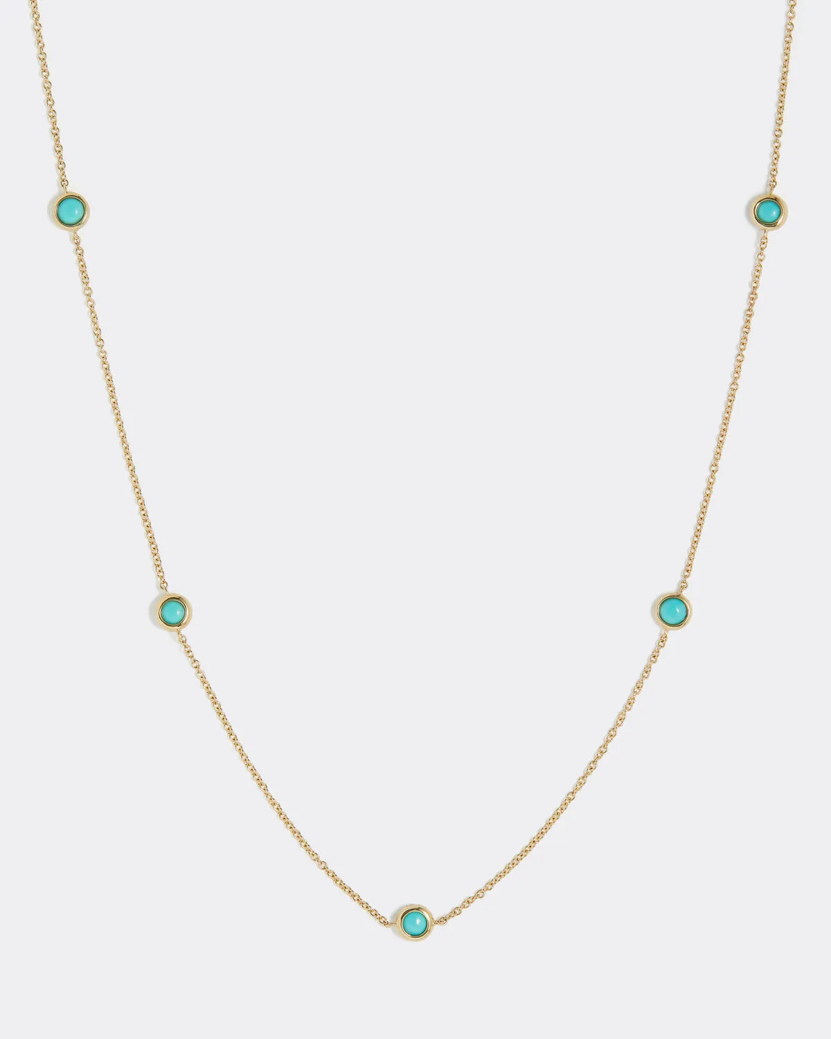 Gold Turquoise Necklace