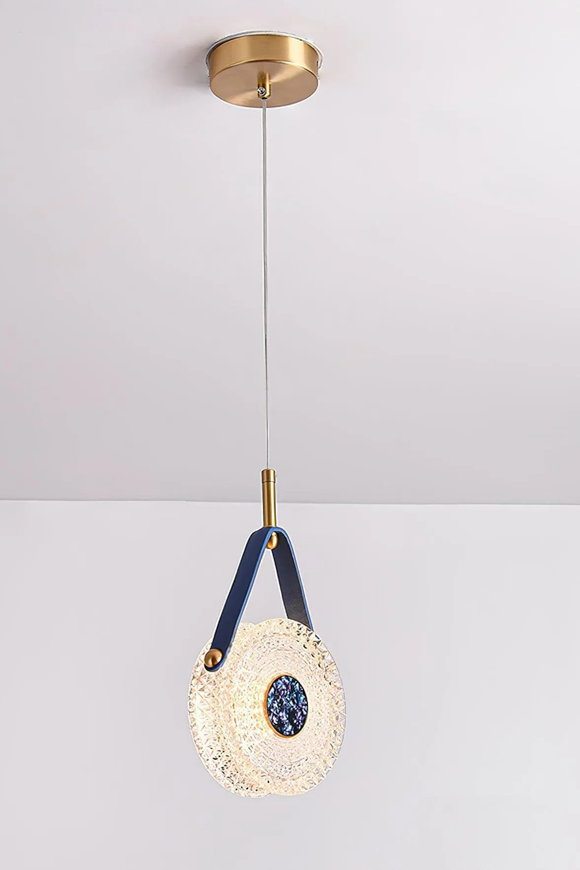 Gong pendant lamp