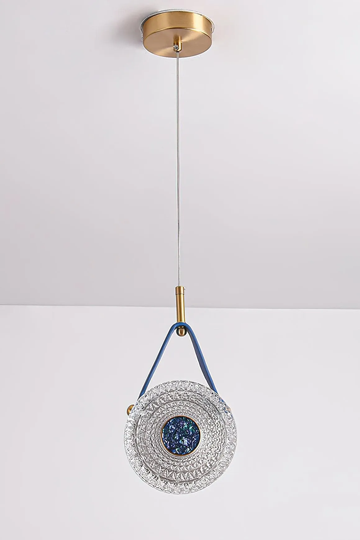 Gong pendant lamp