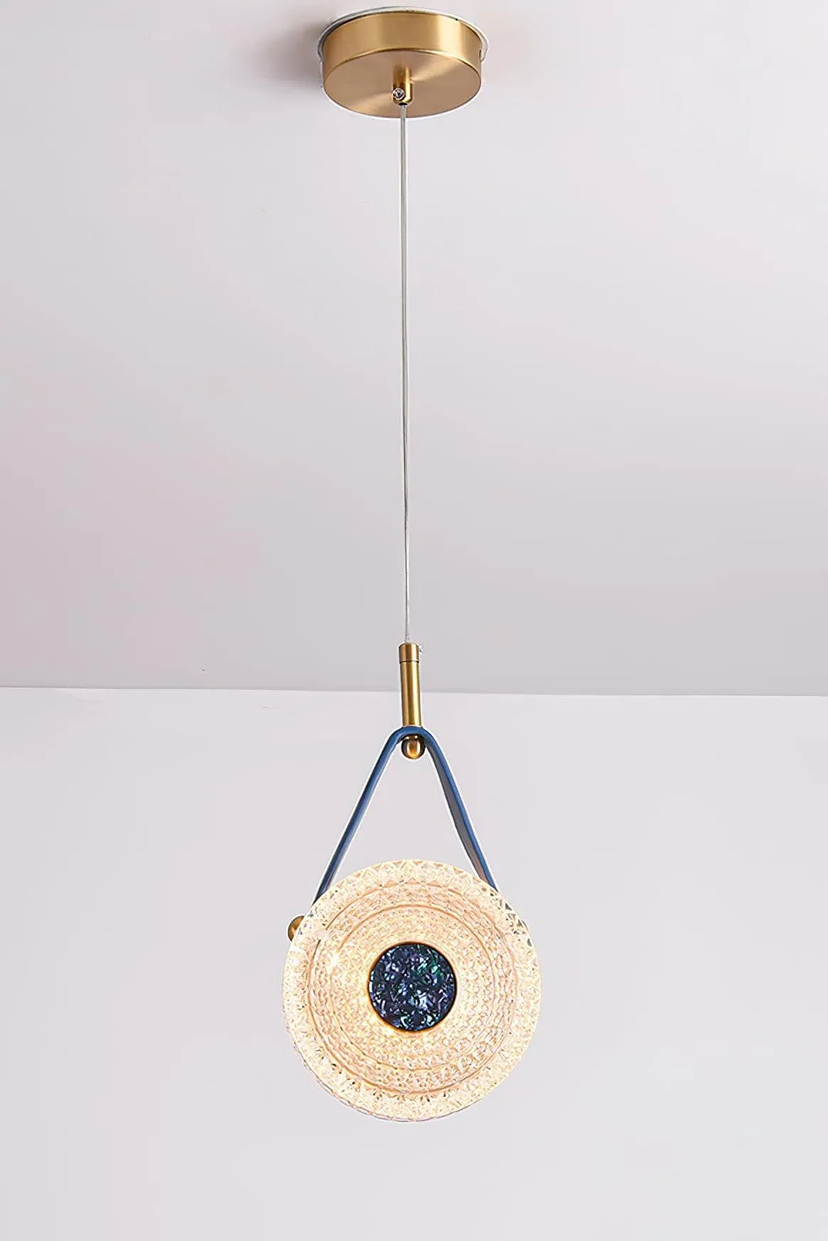 Gong pendant lamp