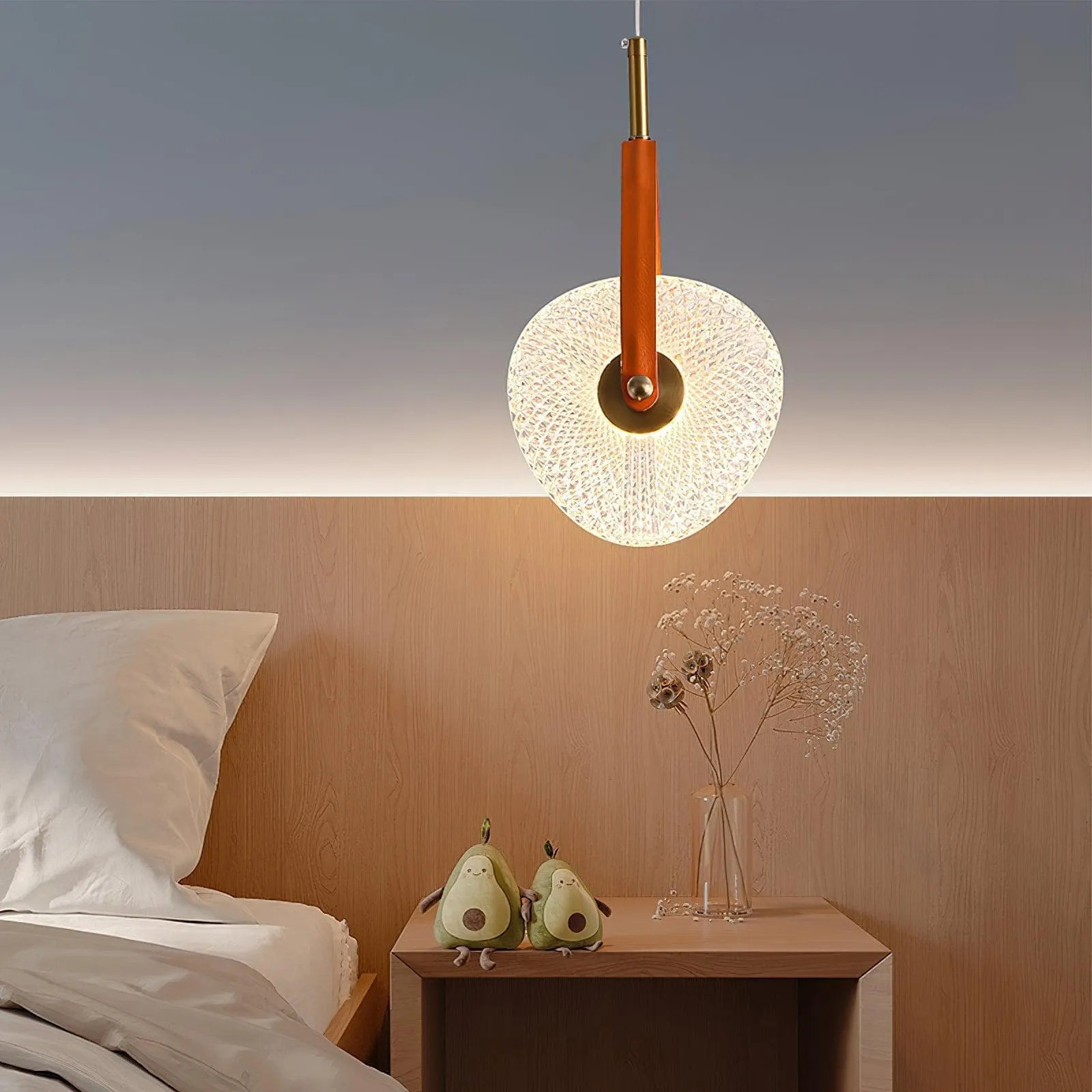 Gong pendant lamp