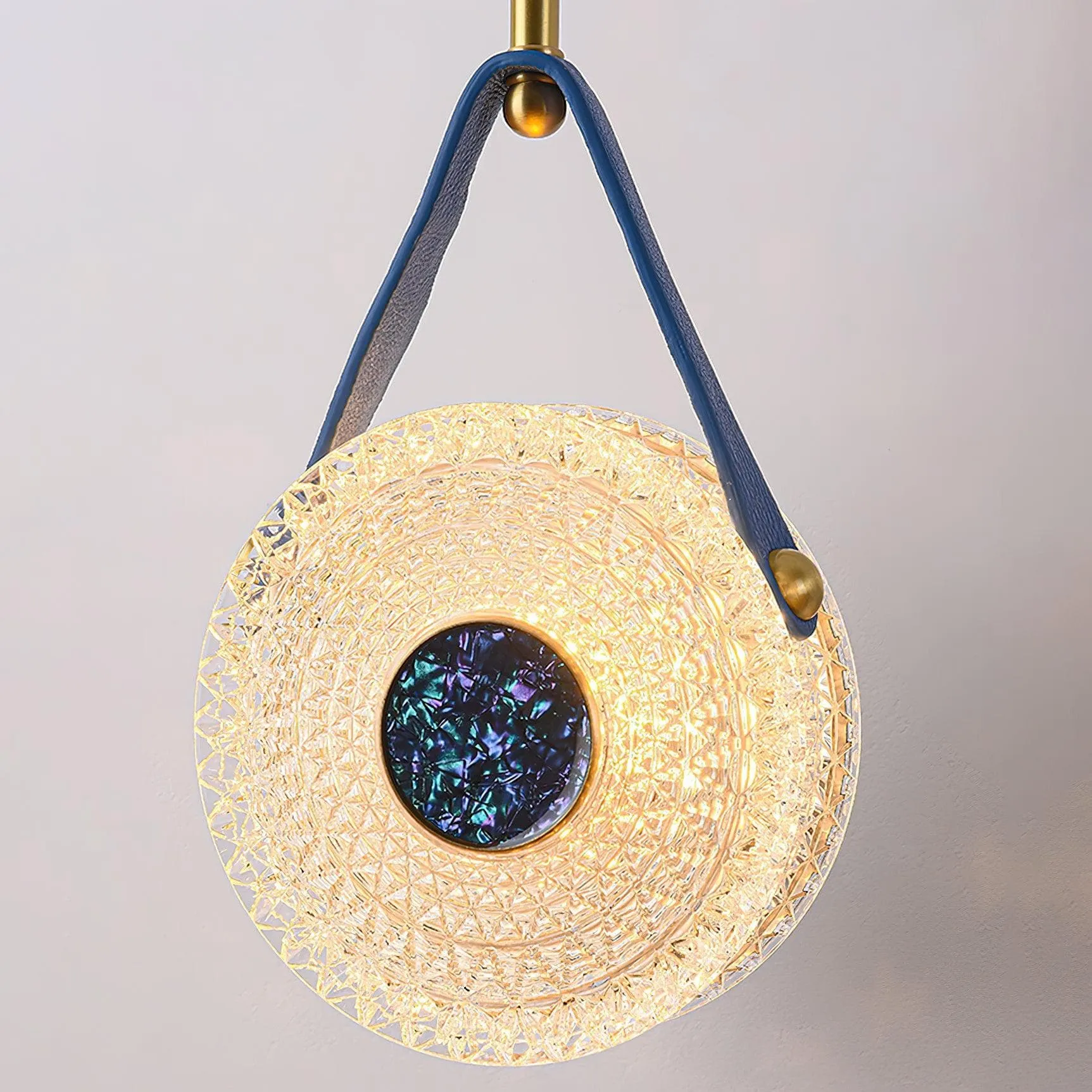 Gong pendant lamp