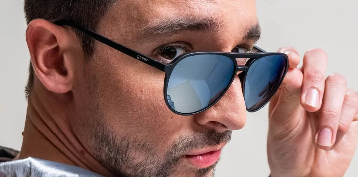 Goodr Sunglasses Add the Chrome Package Black | Buy Goodr Sunglasses Add the Chrome Package Black here | Outnorth