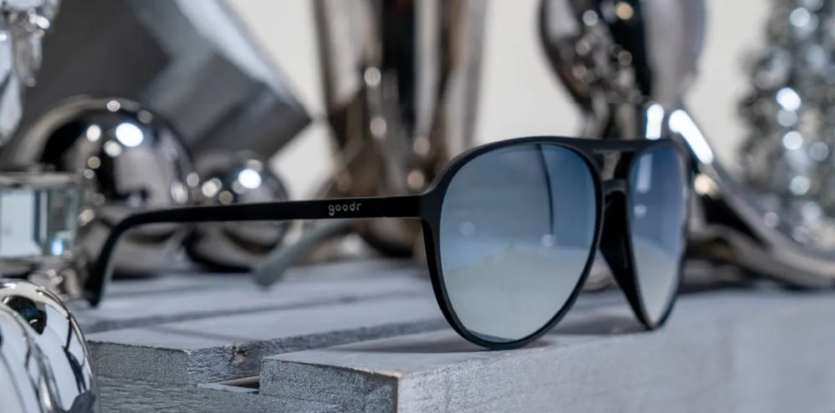 Goodr Sunglasses Add the Chrome Package Black | Buy Goodr Sunglasses Add the Chrome Package Black here | Outnorth