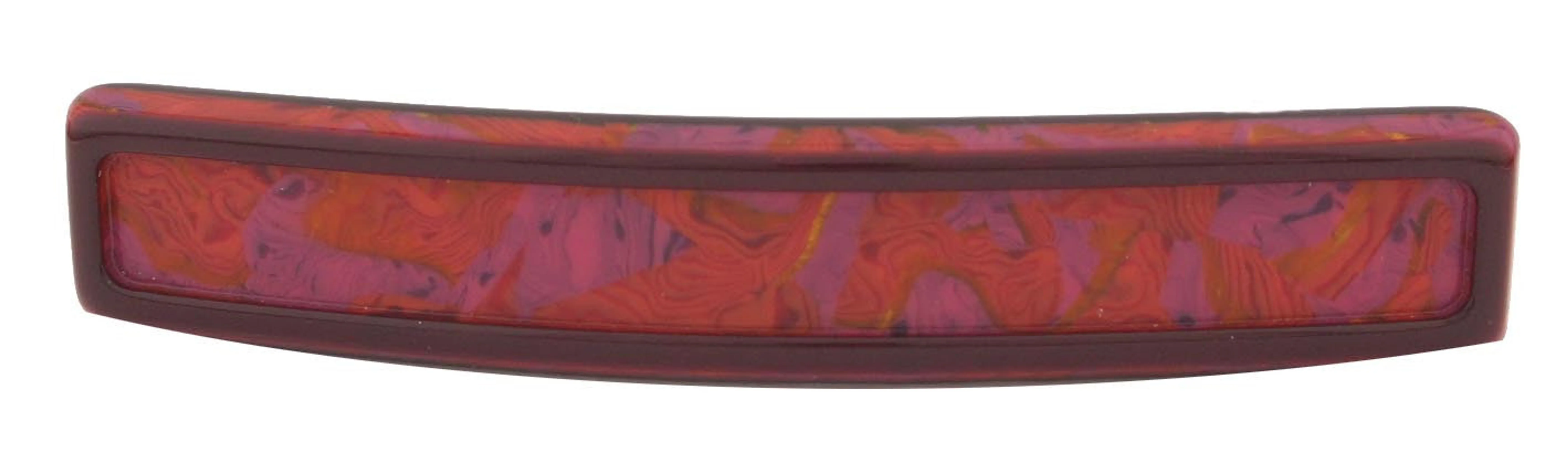 Handmade Scooped Automatic Color Barrette - Pack Of: 1