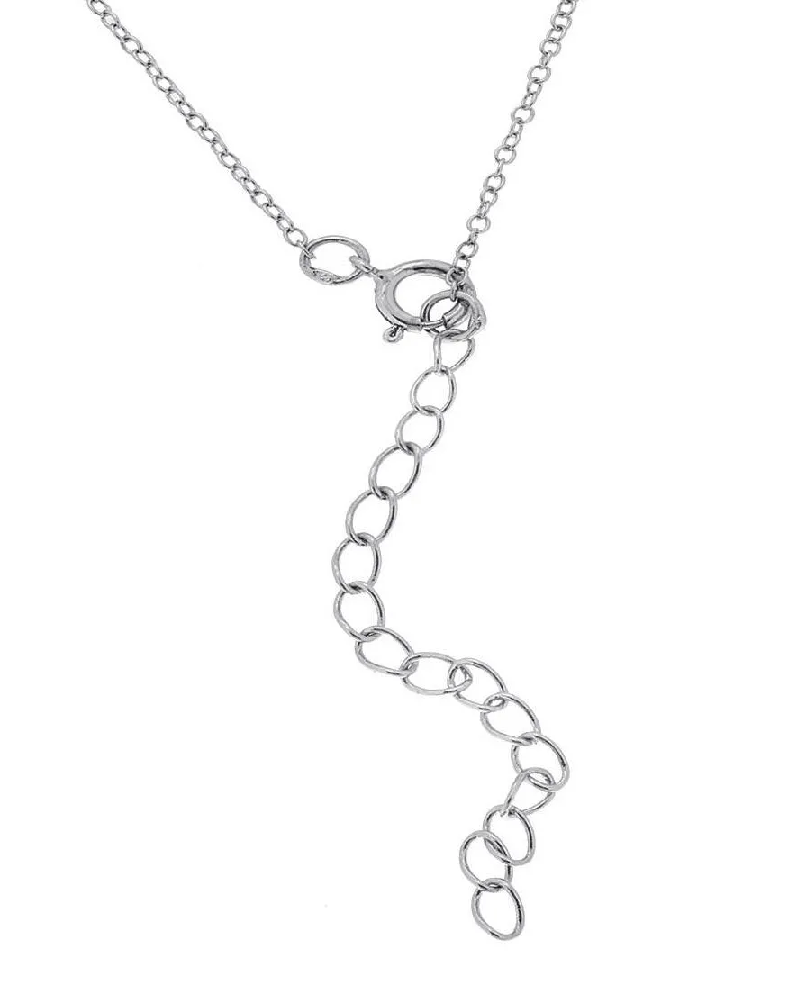 Heart & Freshwater Pearl Pendant in Sterling Silver