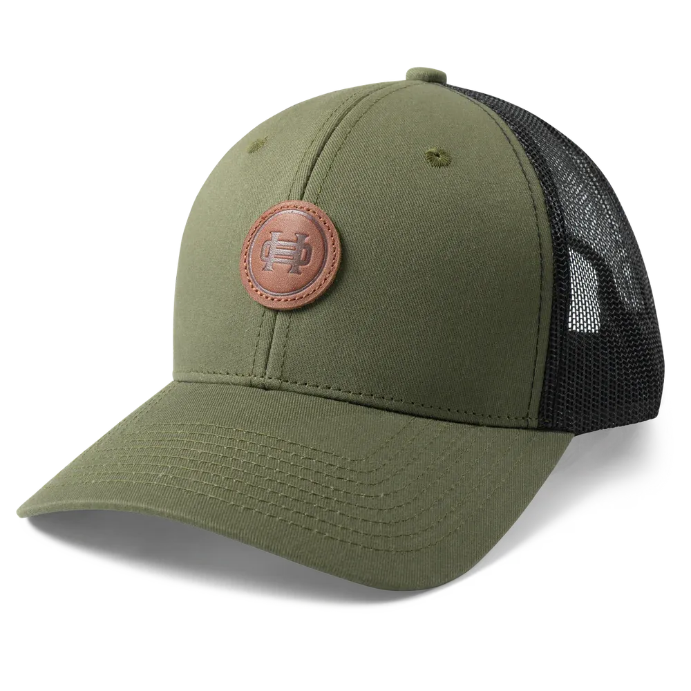 Heybo Icon Leather Patch Trucker Hat