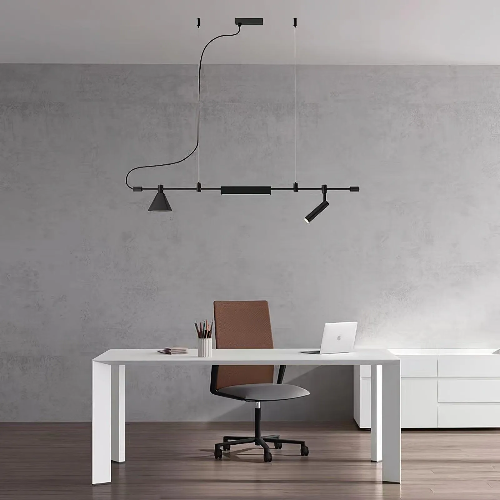 Horizontal Linear LED Pendant Lamp
