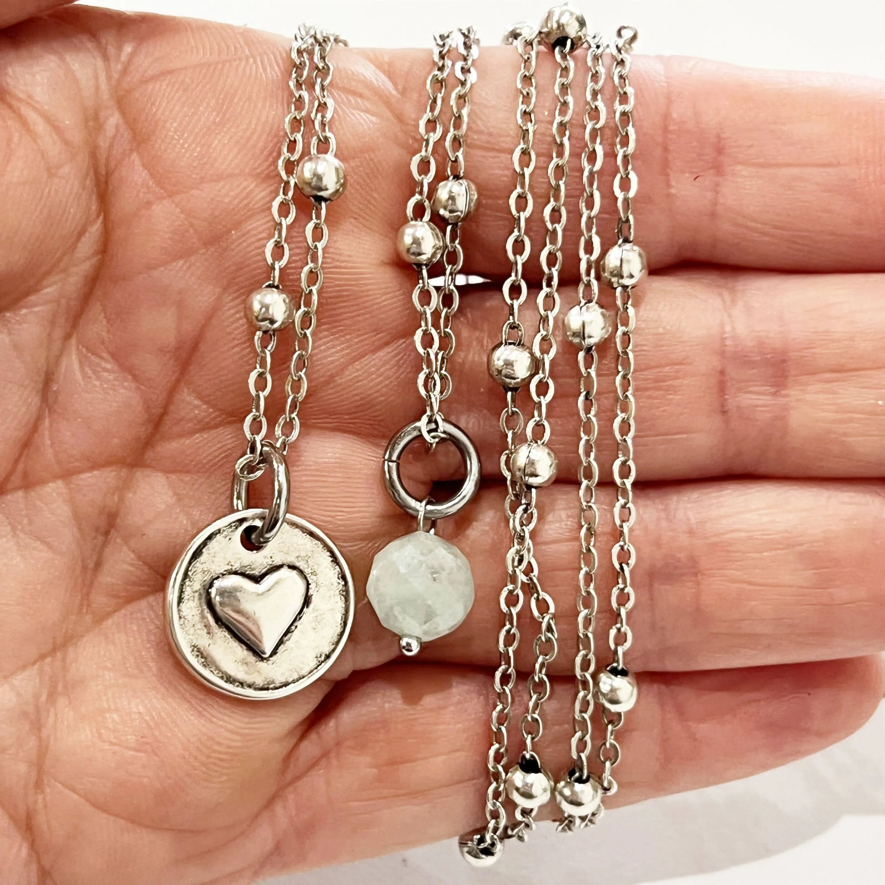 I AM ENOUGH | HEART | Dainty
