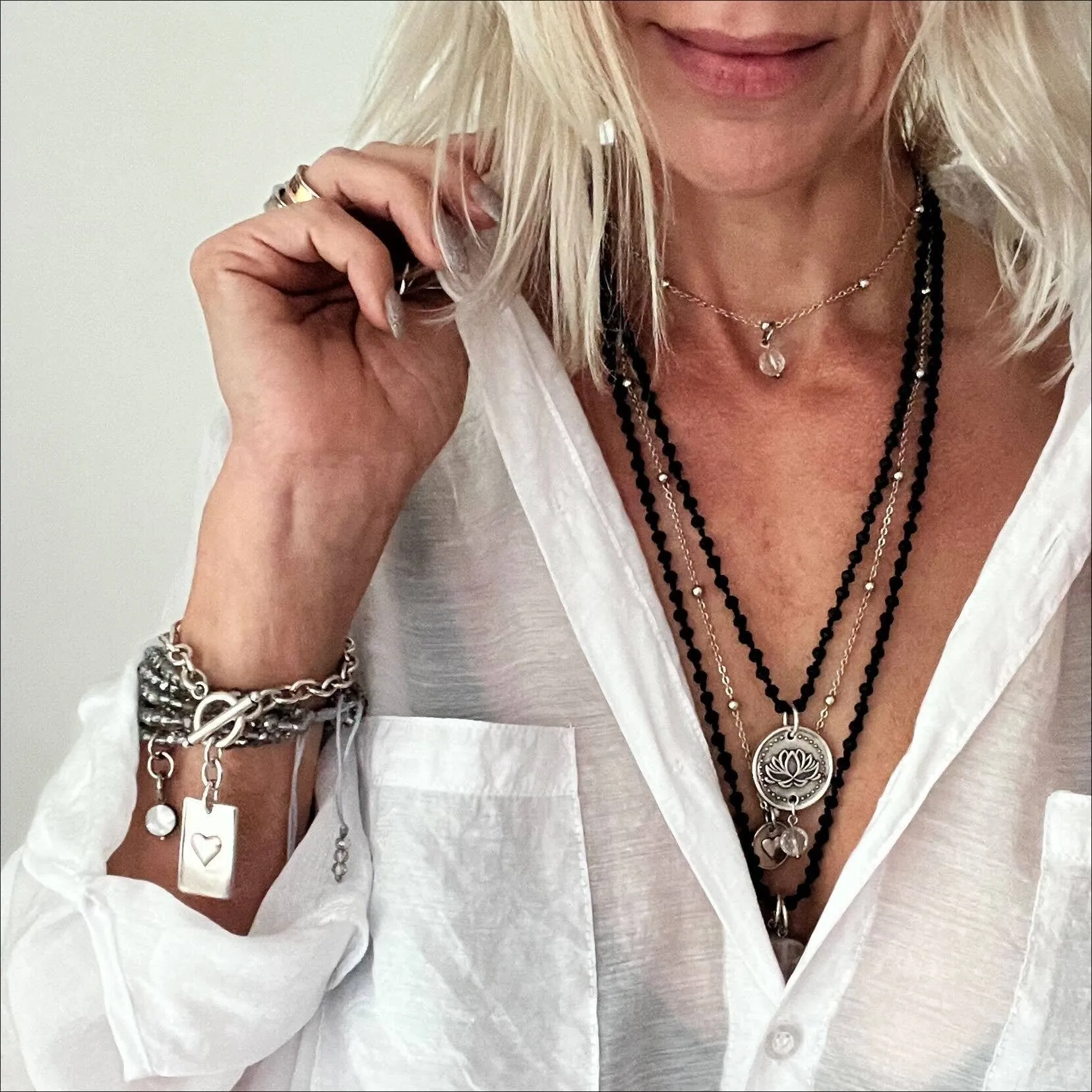 I AM ENOUGH | HEART | Dainty