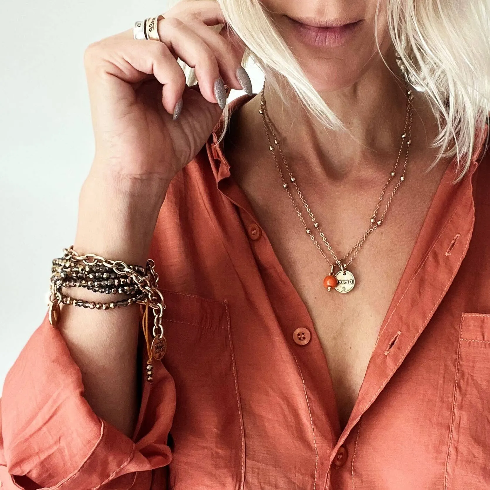I AM ENOUGH | HEART | Dainty