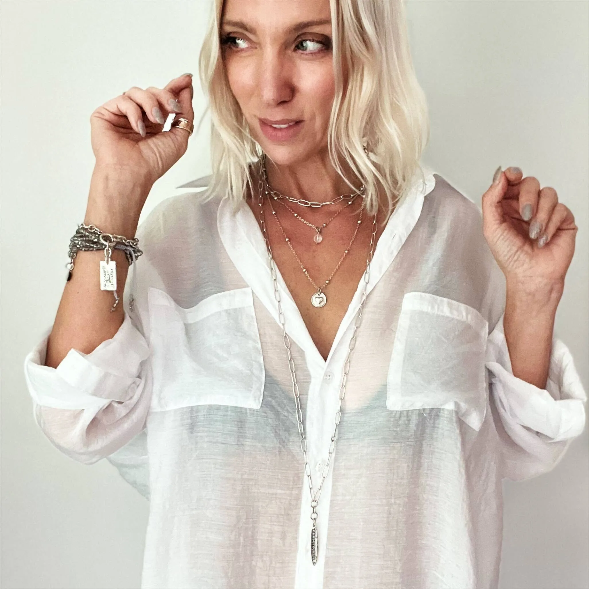 I AM ENOUGH | HEART | Dainty
