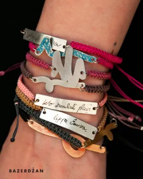 Inda "Simple" Bracelet With Engraved Sevdalinka by Werkstatt