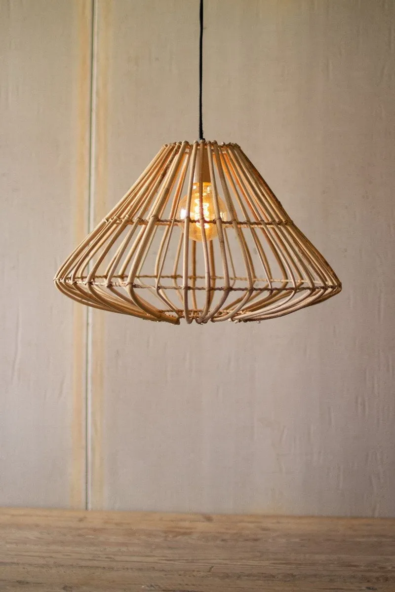 Kalalou Cane Pendant Light - Triangle