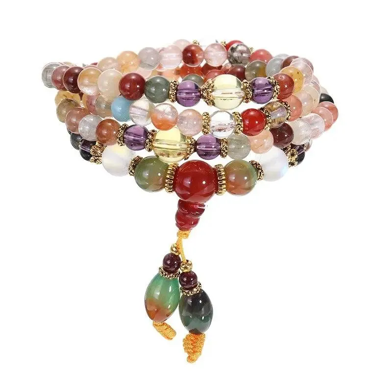 Kaleidoscope High Vibration Quartz Mala