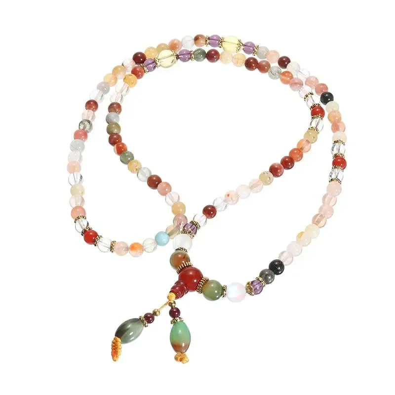 Kaleidoscope High Vibration Quartz Mala
