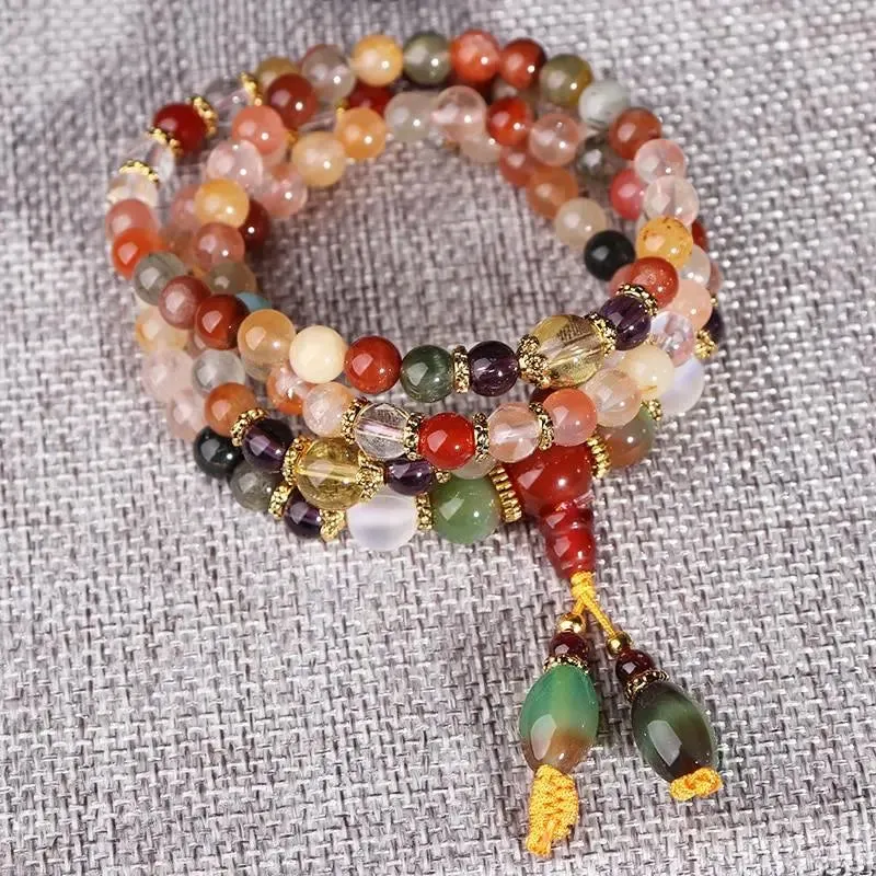 Kaleidoscope High Vibration Quartz Mala