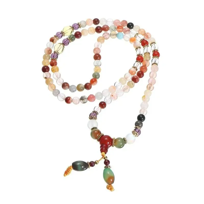 Kaleidoscope High Vibration Quartz Mala