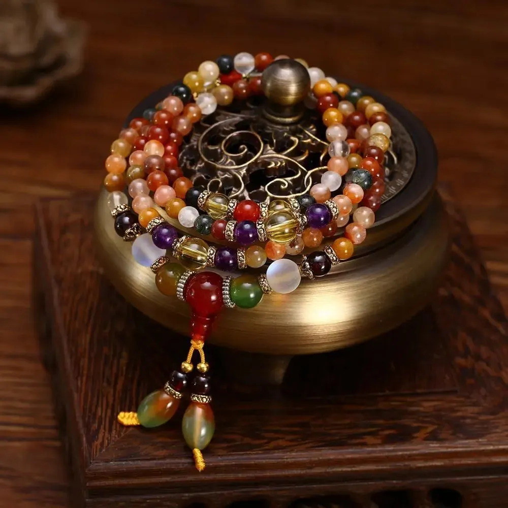Kaleidoscope High Vibration Quartz Mala