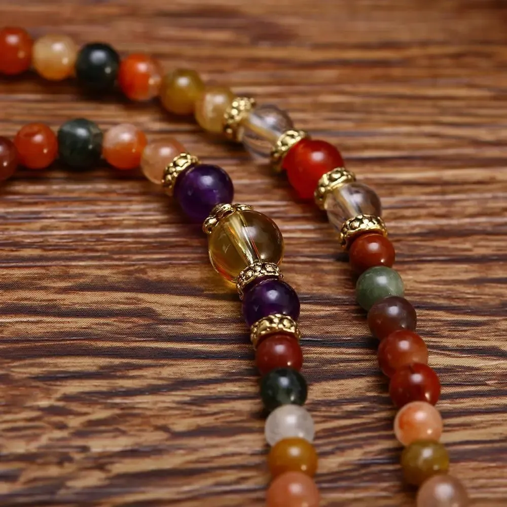 Kaleidoscope High Vibration Quartz Mala