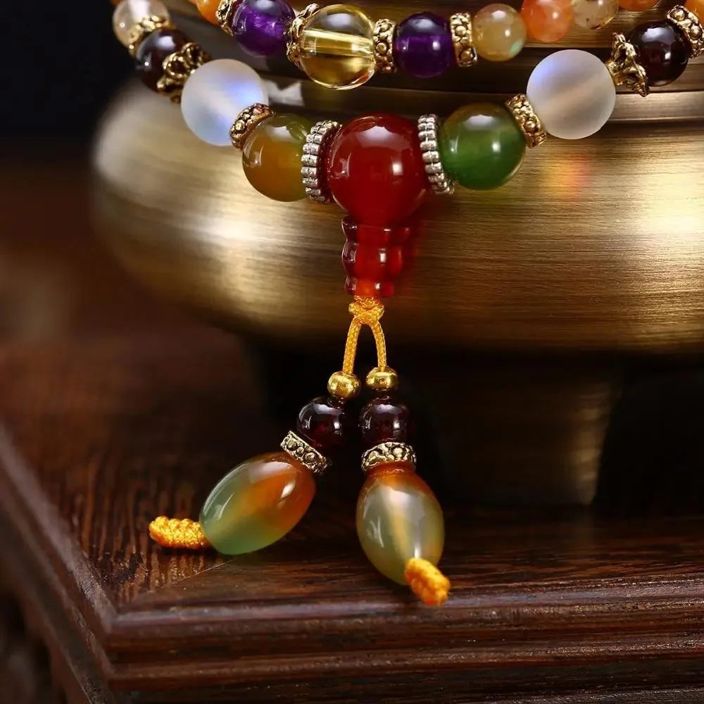 Kaleidoscope High Vibration Quartz Mala