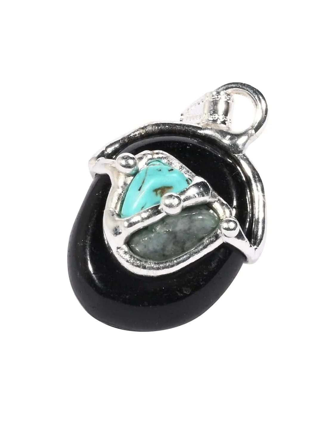 Keep Me Safe Gem Drop Pendant