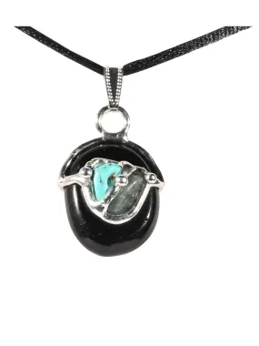 Keep Me Safe Gem Drop Pendant