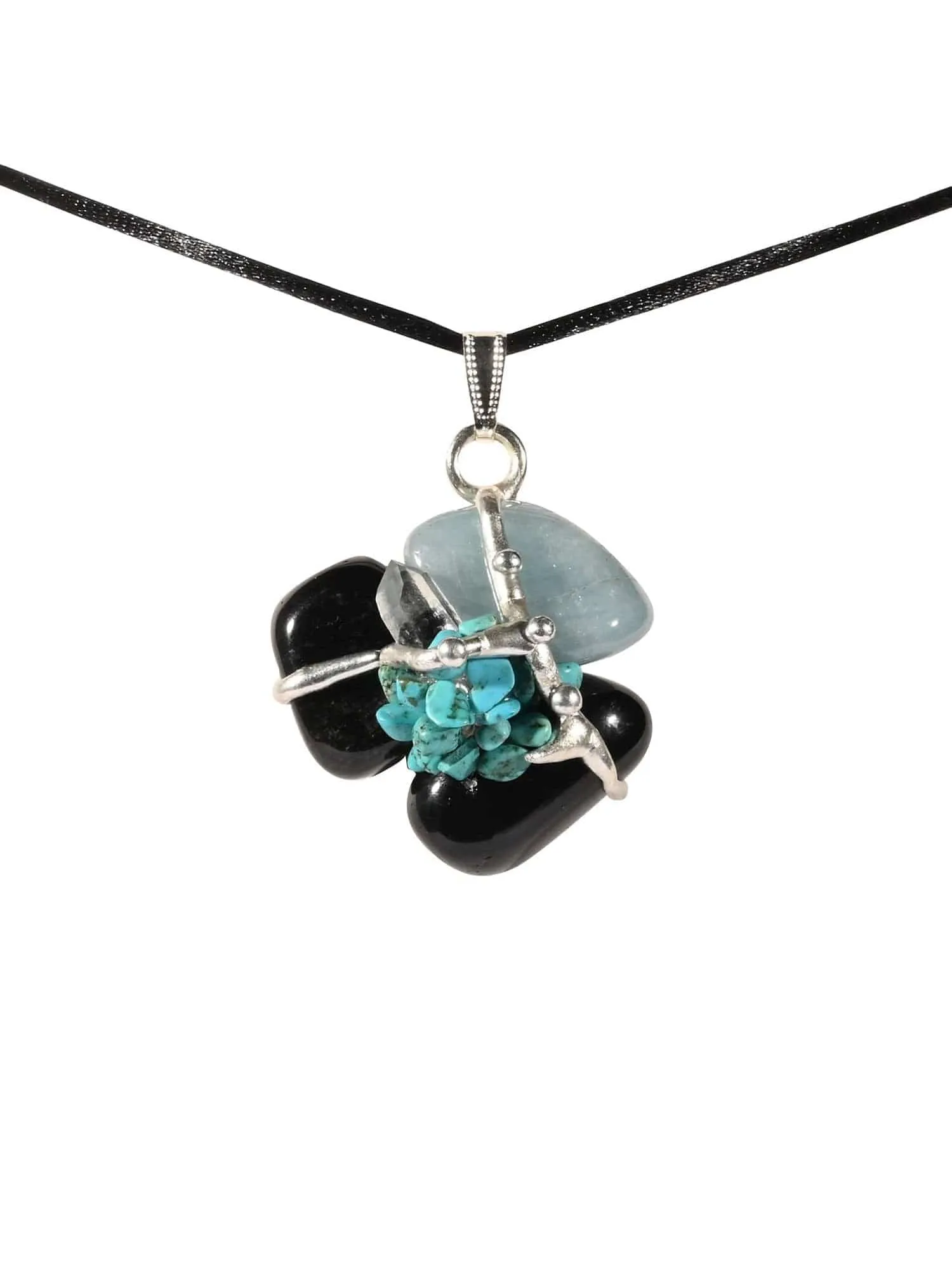Keep Me Safe Gemstone Amulet Pendant