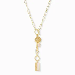 lariat toggle charm necklace