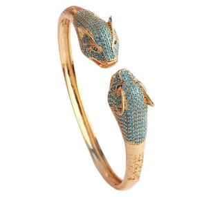 Leoard Bangle Bracelet Turquoise