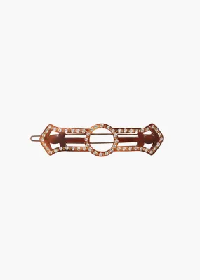 Magdaleine Vintage French Barrette -- Tortoise