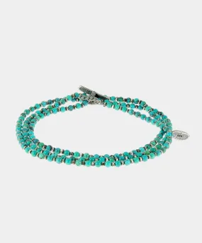 Maor The Silver Agora Bracelet /Necklace in Turquoise