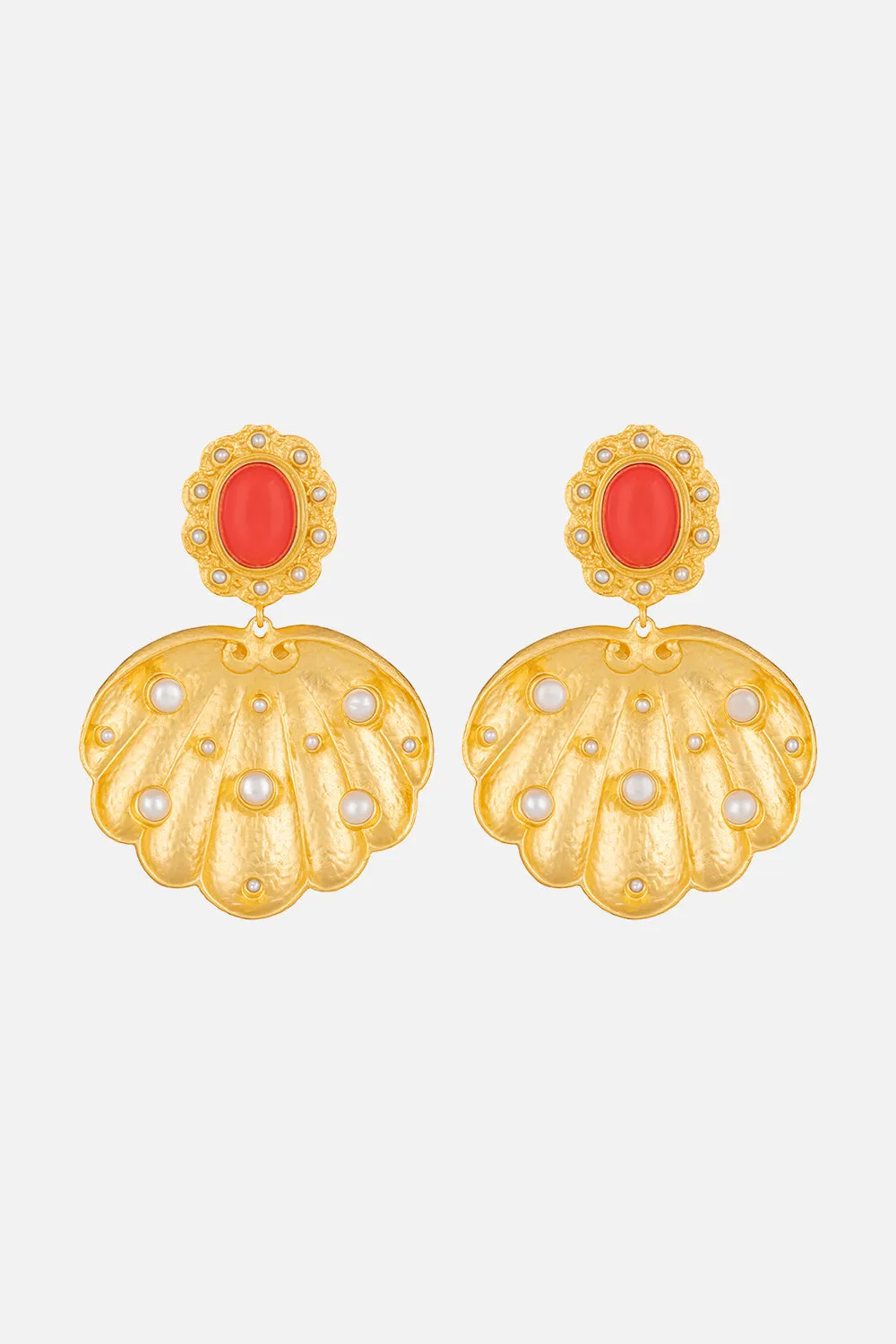 MARE RED CORAL EARRINGS MULTI