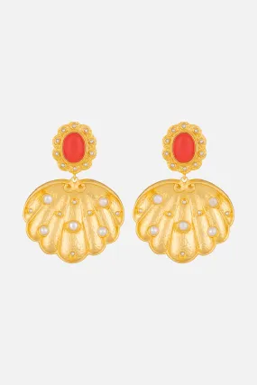 MARE RED CORAL EARRINGS MULTI