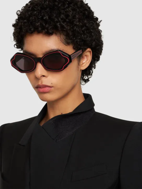 Marni   Unlahand round sunglasses 