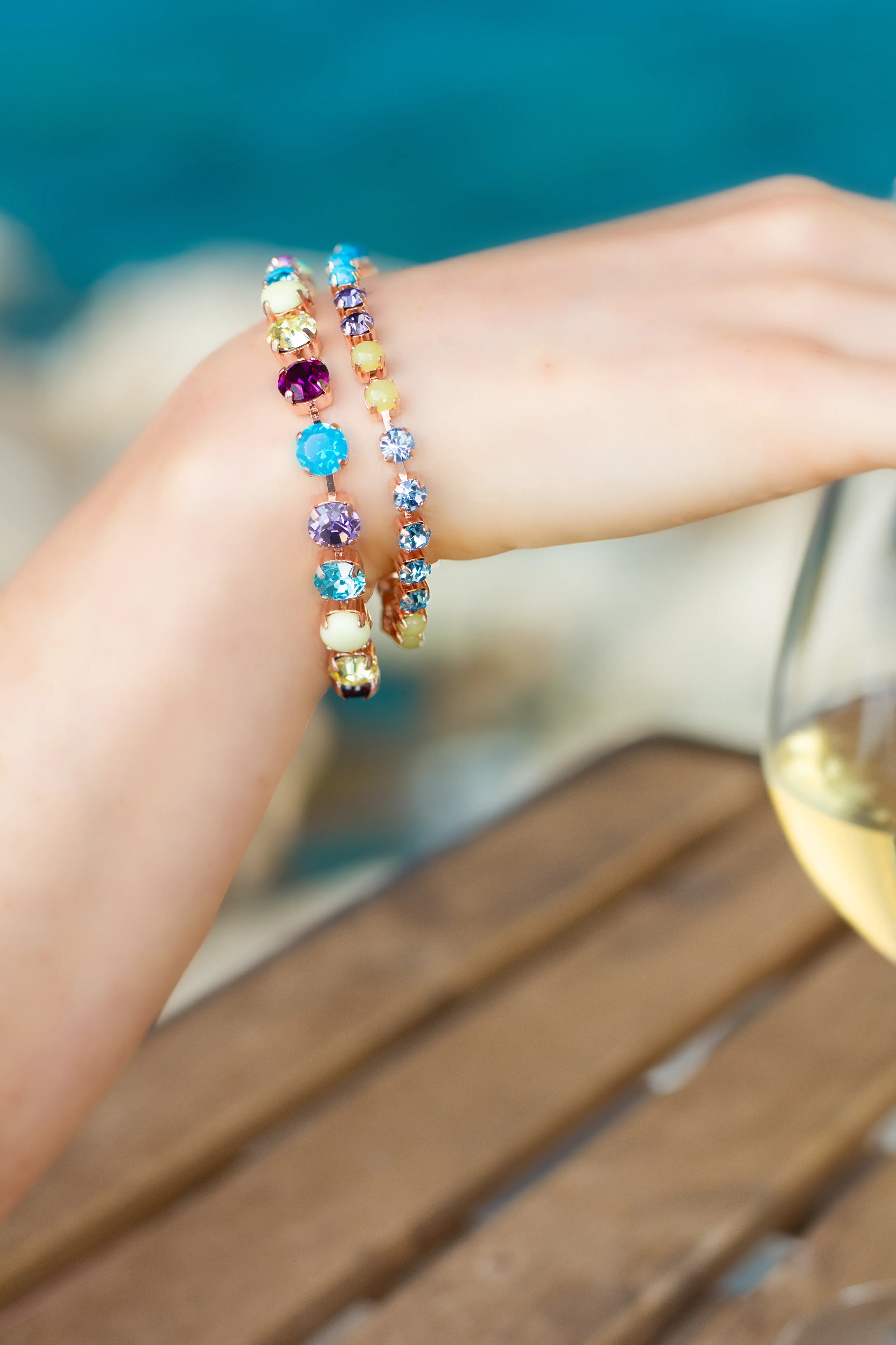 Medium Cluster Necklace in "Vineyard Veranda" *Custom*