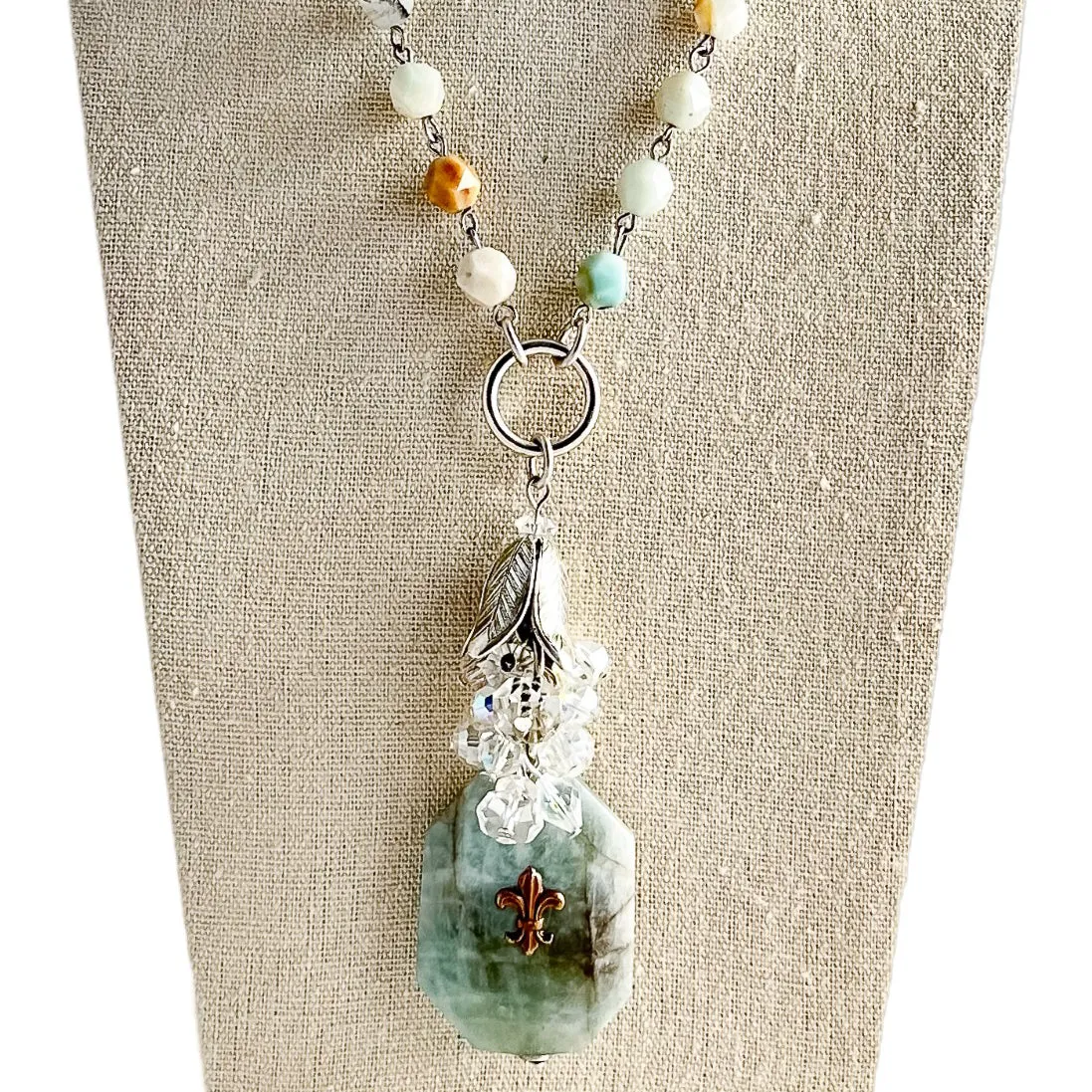 Meet Me in Paris Long Beaded Bauble Necklace