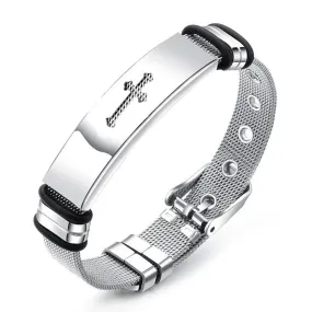 Men's Cross Bracelet <br> Christ
