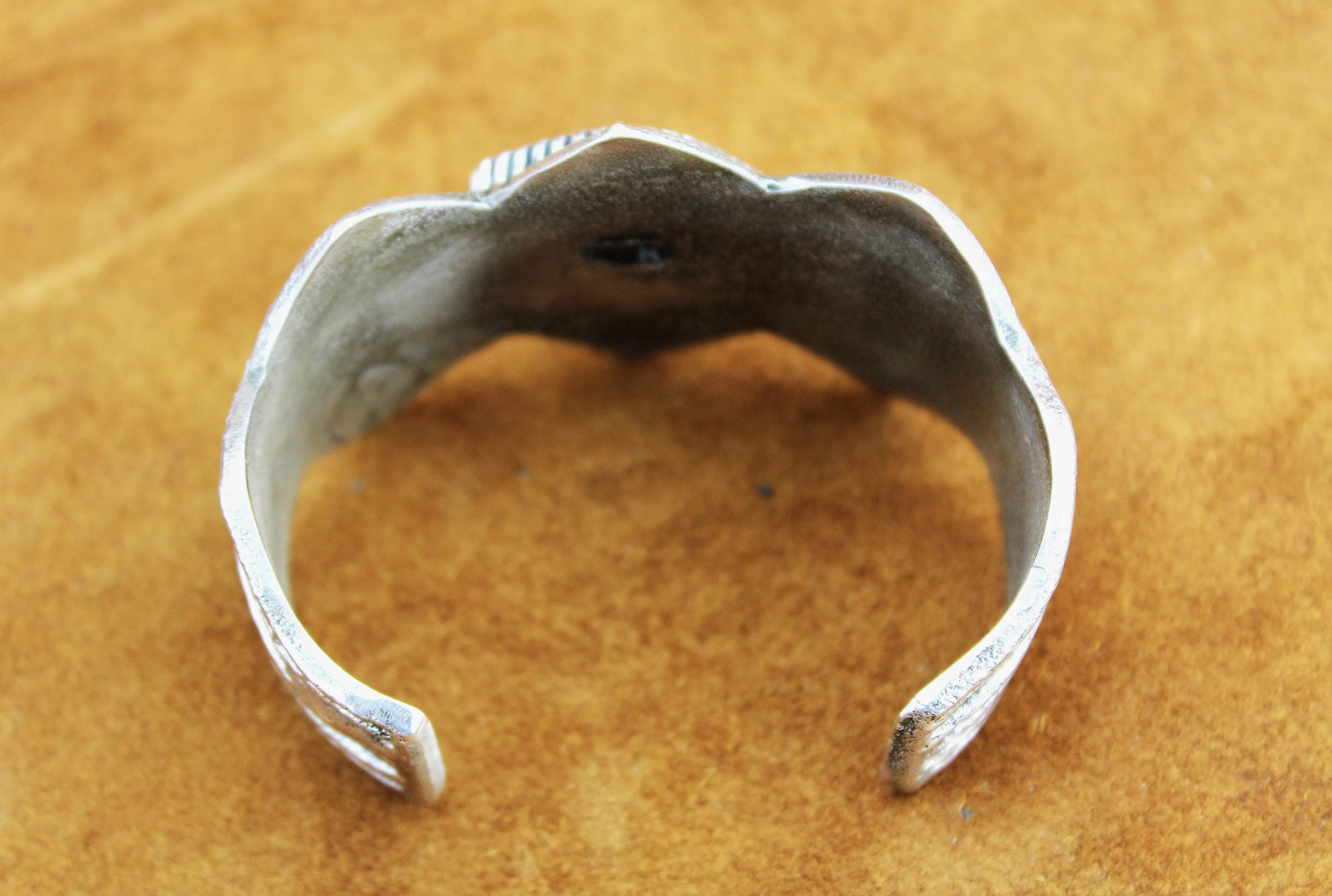 Merlin James Sterling Turquoise Bracelet
