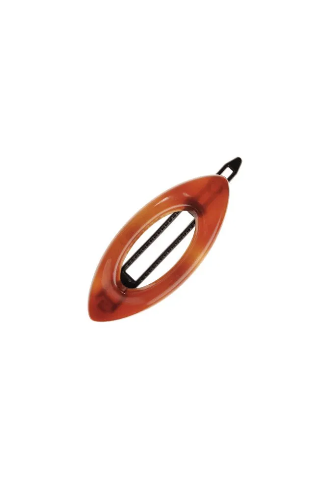 Mini Cutout Oval Plastic Tige Boule Barrette - Classic