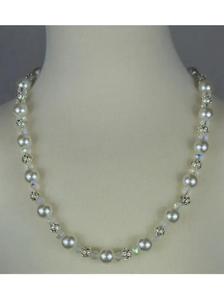 ML Kids Pearl and Bead Necklace   More Options