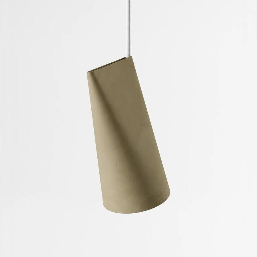 Moebe Ceramic Pendant Narrow - Olive