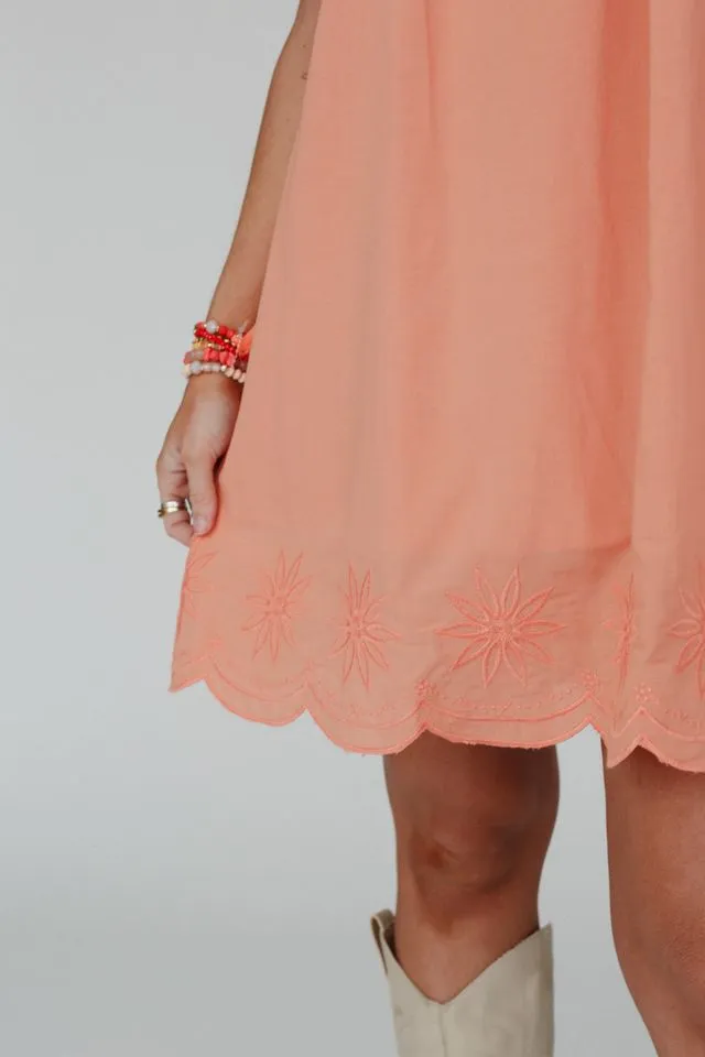 Moonlit Orchid Dress - Apricot