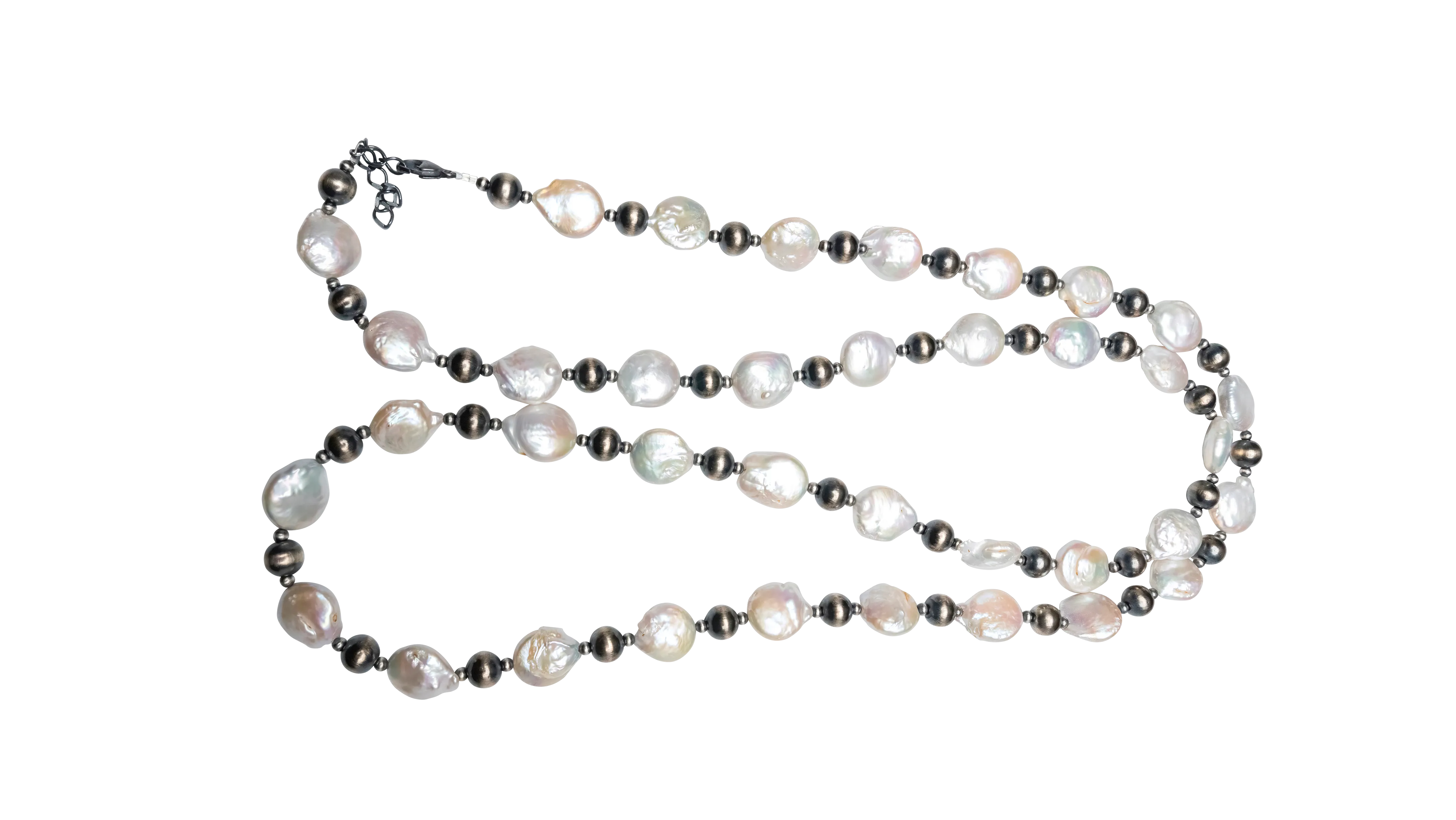 Mother of Pearl & Navajo Pearl Necklace | Artisan Handmade