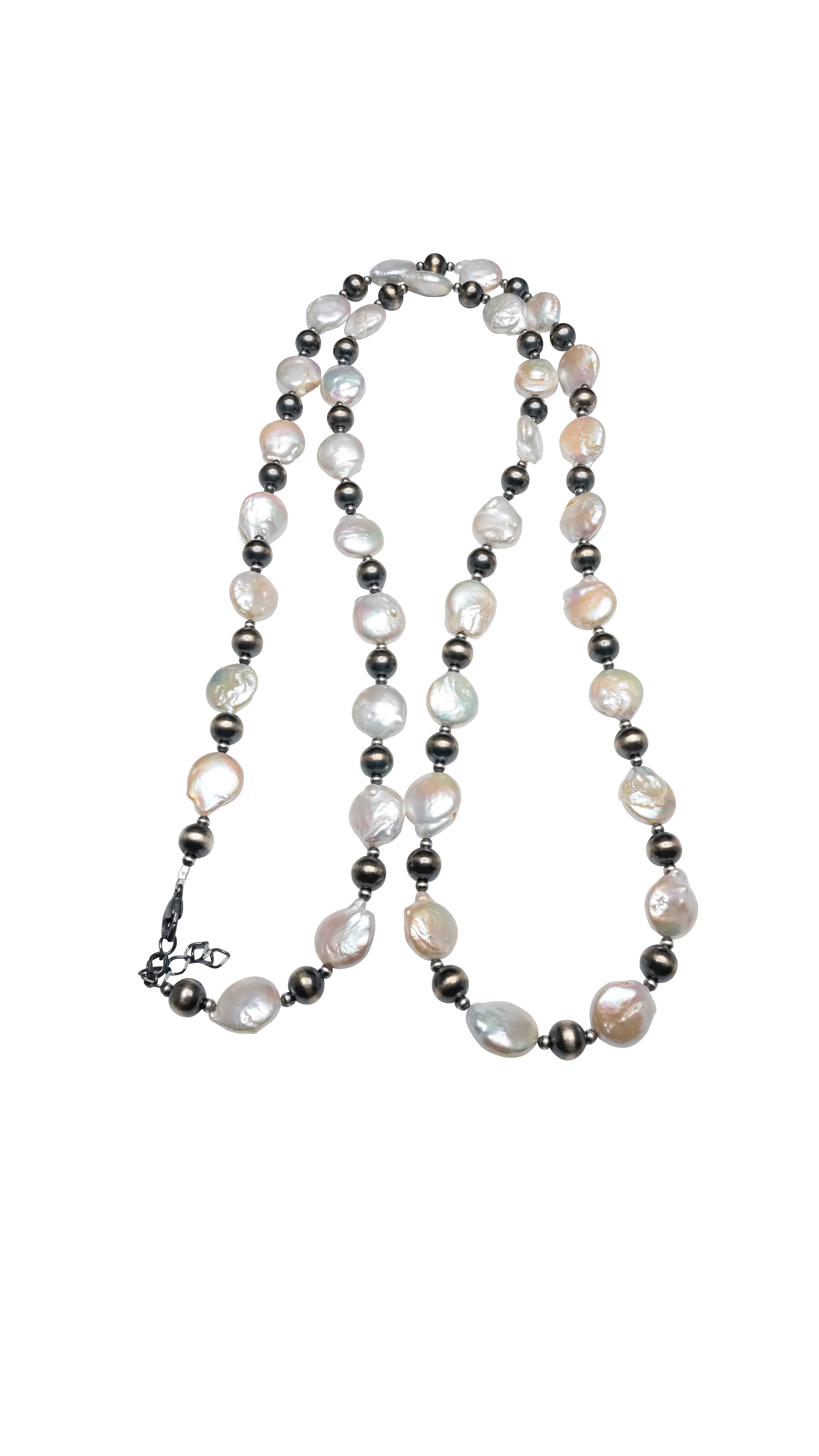 Mother of Pearl & Navajo Pearl Necklace | Artisan Handmade