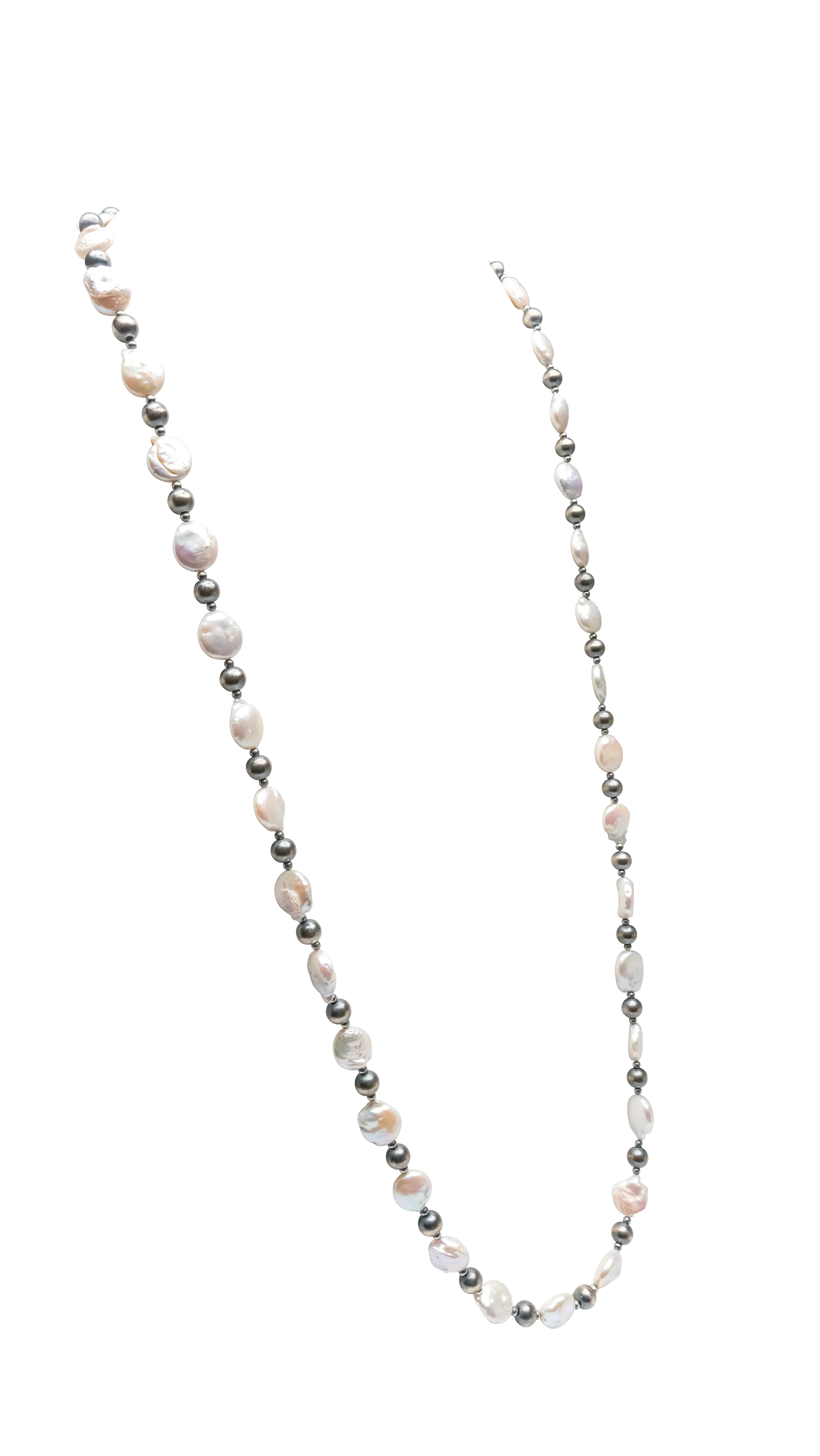 Mother of Pearl & Navajo Pearl Necklace | Artisan Handmade