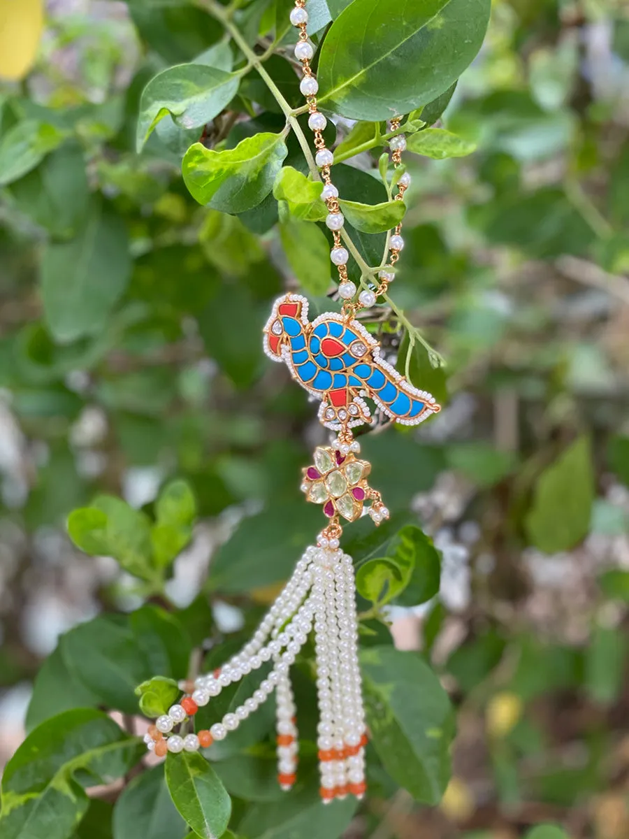 Multicolor Gold Plated Necklace - TR-N297B