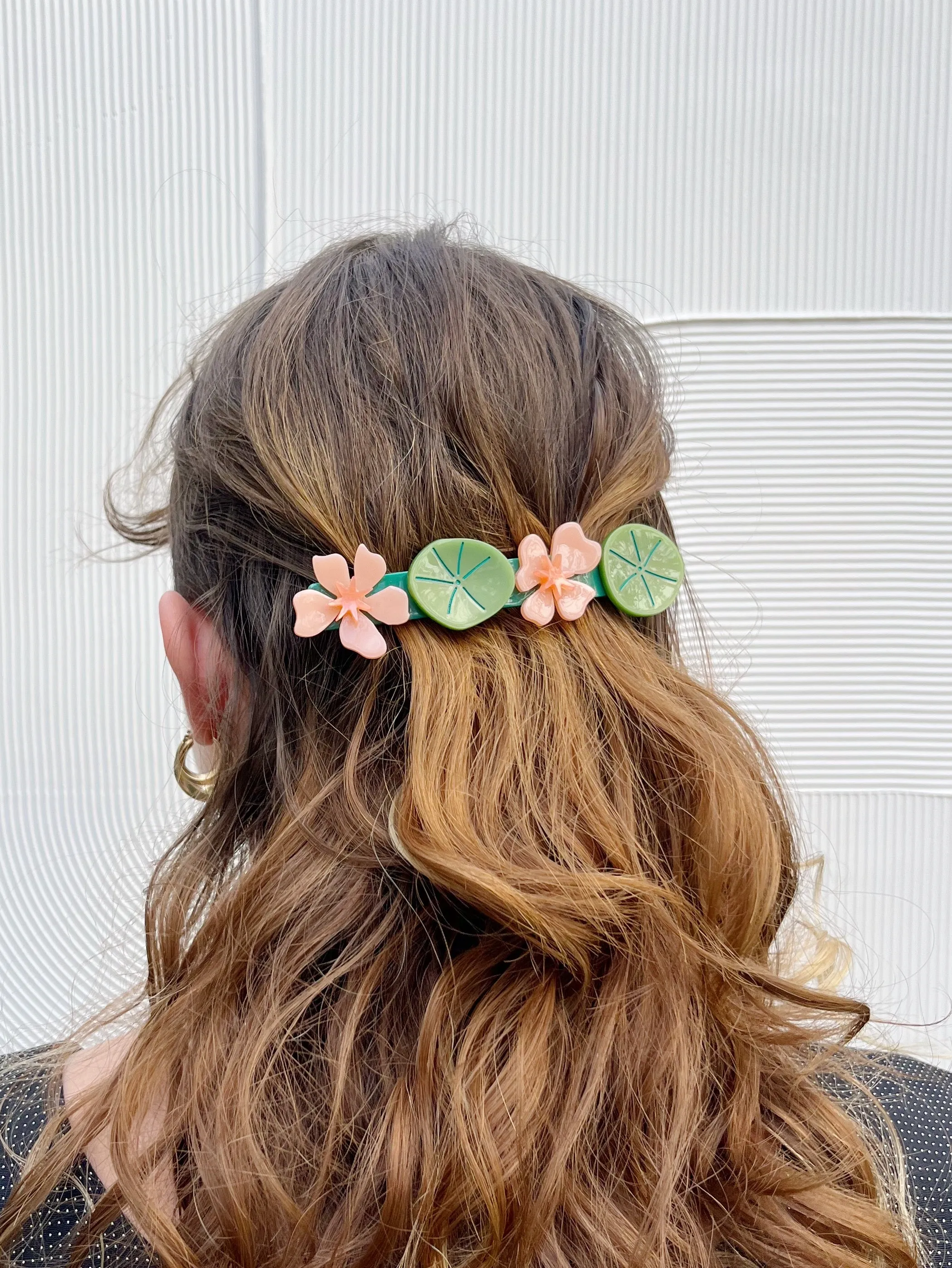 Nasturtium French Barrette